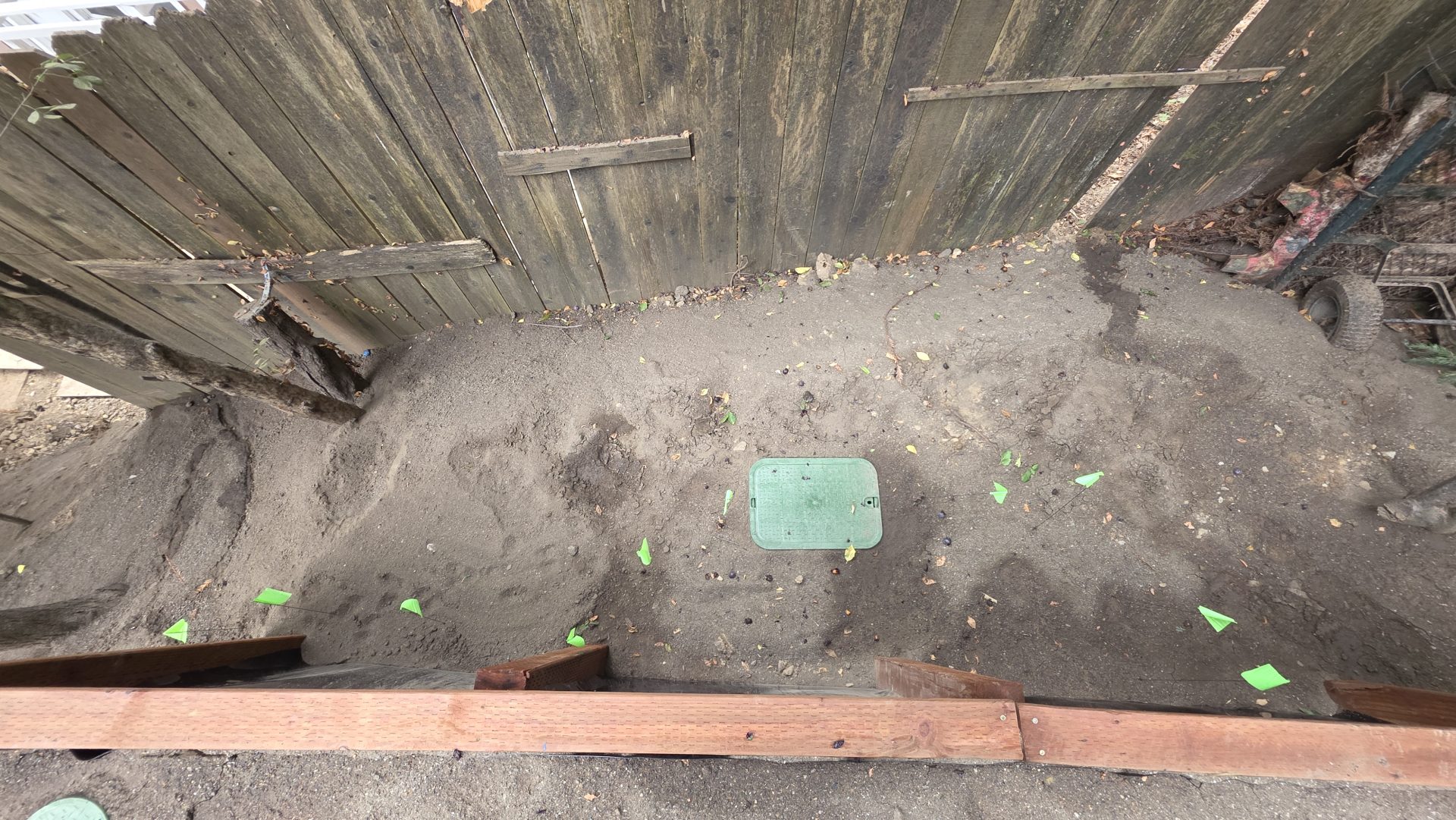 Overhead view of part of an Orenco Advantex System.