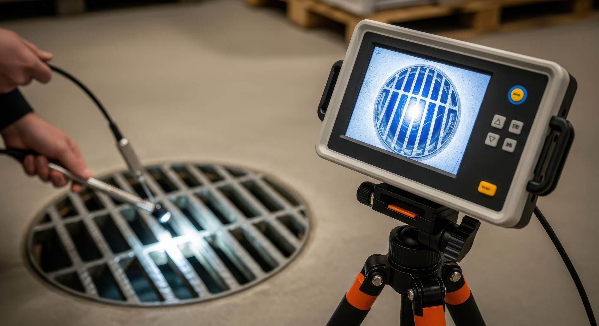 Fantastic Plumbing & Rooter Services In East Sonora, CA | Avalon Rooter One corner of a stainless steel sink showing water flowing into a circular drain with 6 drainage holes.